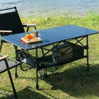 Mesa de picnic para camping, mesa plegable ligera y portátil para caravanas - details 12