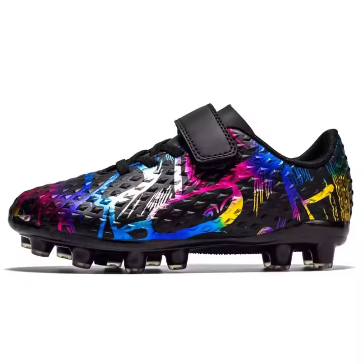 Zapatos de fútbol profesionales AG/FG para niños, malla antideslizante para Campus roto/corto TF para primavera y otoño, partido de uñas largas/cortas - 1