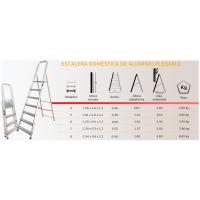 BTF, escaleras domésticas, escaleras BTF, doméstica, escaleras de aluminio plegable