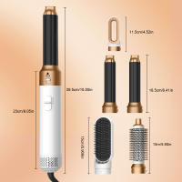 Cepillo secador de pelo, 5 accesorios para cabellos lisos y luminosos, ondas suaves o rizos marchos - details 15
