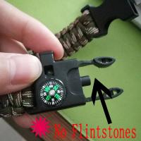 Pulsera de Supervivencia de Emergencia 4 en 1 para Hombres Pulsera de Cuerda de Paracord con Silbato, Brújula, Rescate al Aire Libre - details 1