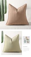 Funda de Almohada de Chenille a Rayas Delgada Diseño de Lujo de Encaje - details 9
