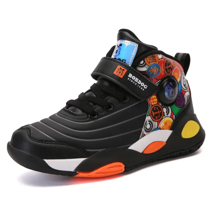 Zapatillas de Baloncesto de Cuero Impermeable para Niños Zapatillas de Tenis de Moda para Correr al Aire Libre Zapatillas Deportivas Escolares Antideslizantes - 1