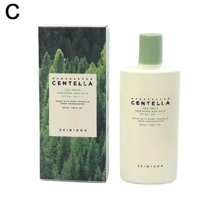 Crema solar de 50ml, protector solar físico Centella Air, aislamiento hidratante, leche refrescante, bloqueador solar, cuidado de la piel coreano - 1