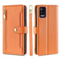 Magnético de cuero multifuncional para LG K52, funda protectora con cremallera, de moda - details 9