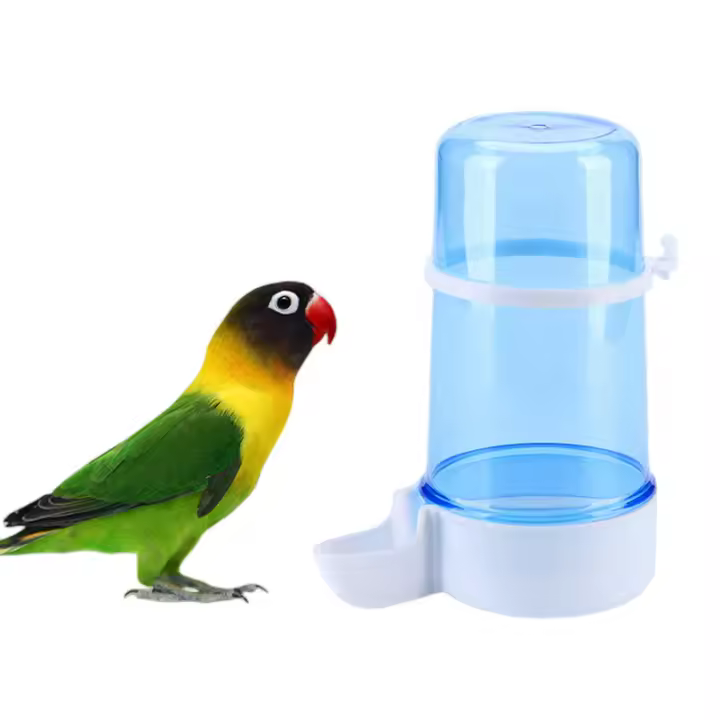 Alimentador Automático para Pájaros de 400ML Contenedor de Agua para Jaulas de Pájaros Dispensador de Alimentos para Mascotas Material de Plástico Universal Adecuado para Pequeñas Raças - 1