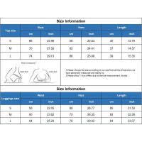 Conjunto de Yoga sin costuras para mujer, ropa deportiva para gimnasio, sujetador de entrenamiento, mallas para correr de cintura alta, para Fiess - details 0