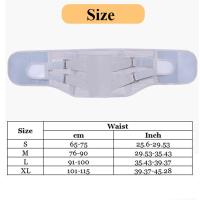 Cinturón ortopédico para hombre y mujer, banda de soporte Lumbar para espalda, turmalina, autocalentamiento, magnético, ancho de cintura, hueso de acero con almohadilla de 3 piezas - details 0