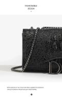 Bolso Cruzado de Lentejuelas para Mujer Bolso de Mano Casual con Correa de Cadena - details 7
