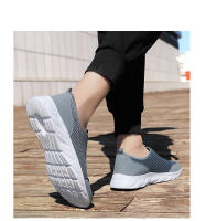 Zapatos informales de malla de aire para hombre, zapatillas ligeras transpirables sin cordones, mocasines cómodos, moda de verano - details 18
