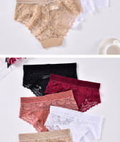 3PCS Ropa interior de mujer Ropa interior Bragas elásticas transpirables - details 8