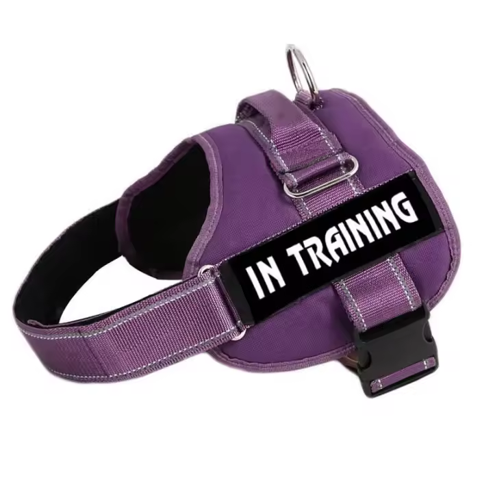 Arnés de control Chaleco DE ALTO Servicio, collar con parches extraíbles, Terapia Emocional EA para Perros, NO PET XXL XL L M - 1
