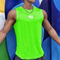 Chaleco de gimnasio de verano para hombre, camisa de malla de alta calidad, camisetas sin mangas, camisetas sin mangas para correr, chaleco deportivo para Fitness, ropa para hombre 2025 - details 10