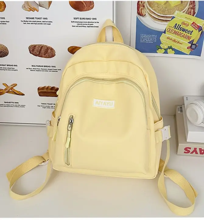 Mochila, moda, tendencia, viajes, estudiantes universitarios, macarons, mochila, damas, fresco y dulce, nailon - 1
