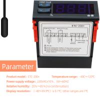 ETC-200+ Digital Thermostat Temperature Controller Microcomputer Refrigeration Heating Controller 220V with Data Reading - details 4