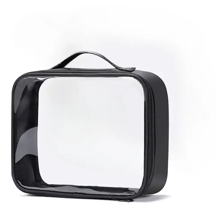 Bolsa de Viaje Portátil Organizador de Cosméticos Impermeable Grande Pocete de Almacenamiento de Maquillaje Transparente para Mujeres - 1
