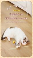 Juguete Interactivo Para Gatos Bola Eléctrica Automática Recargable Por USB Divertido Para Mascotas De Gato Telescopio Inteligente - details 16