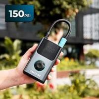 inflador compresor de aire eléctrico compacto portátil coches motos patinetes balones batería LED