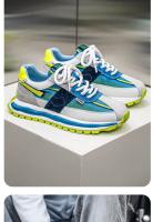2025 nueva malla de verano zapatos para correr transpirables plataforma aumentando tendencia zapatos de los hombres zapatos de papá zapatos casuales. - details 3