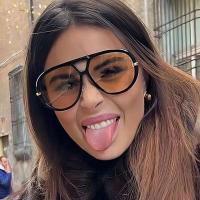 Gafas de Sol Piloto Oversize Estilo Vintage 2025 Sombra de Puente Doble Para Hombres y Mujeres - details 7