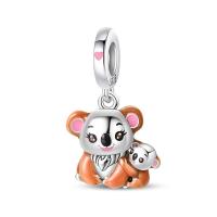 Nuevos Dijes de Plata de Ley 925 Diseño de Abrazo de Amor Zirconia Joyería de Mujer DIY Pulseras - details 17