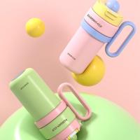 Taza térmica de doble bebida de 900ml, taza con pajita de gran capacidad de acero inoxidable, cómoda Taza Termo portátil que mantiene el frío y el calor - details 10