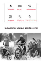 Giyo-guantes largos de dedo completo para bicicleta, manoplas transpirables para pantalla táctil, a prueba de golpes, para Otoño e Invierno - details 1