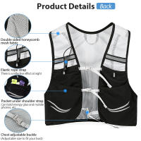 Mochila De Correr Al Aire Libre 5L Ultraligera Para Hombres Y Mujeres Bolsa De Hidratación Para Maratón Y Ciclismo - details 4