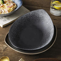 Plato nido de cerámica de estilo japonés, plato de boca profunda, plato de verduras, vajilla de porcelana de hueso para el hogar, plato de cena, plato, natillas de huevo al vapor, plato hondo - details 3