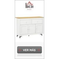 Mueble Auxiliar de Cocina Estante de 2 Cajones, 3 Puertas, Ajustable para Comedor Sala de Estar - details 12