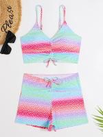 Conjunto de Bikinis de cintura alta para mujer, bañadores trenzados, traje de baño para mujer, microbikinis de realce, ropa de playa a la moda 2023 - details 36