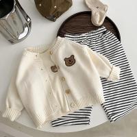 Cárdigan de punto para bebé recién nacido, Top de manga larga informal, suéter para niños y niñas, ropa de otoño e invierno - details 2