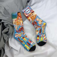 Calcetines de verano para hombre y mujer, antideslizantes, informales, con estampado de helado, la mejor idea de regalo - details 21