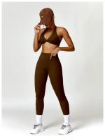 Mujeres Sexy belleza espalda gimnasio correr Push Up Yoga deportes sujetadores transpirable envuelto Yoga deportes sujetadores copa triangular ropa interior femenina - details 17