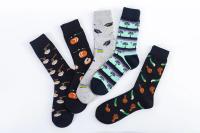 Calcetines casuales de moda de alta calidad para hombres, Dibujos animados, Serie de carritos de comida, divertidos - details 8