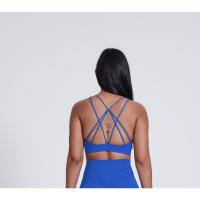 Sujetador deportivo con cordones para mujer, gimnasio, Fitness, Yoga, ropa deportiva transpirable para entrenamiento - details 12