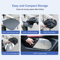 Sombra de Sol para Parabrisas de Coche Nano Coating de 4 Capas Protección UV Plegable para Camión SUV Automóvil Visera de Vidrio Película de Protección Solar - details 10