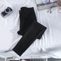 Pantalones vaqueros de mujer de talla grande de cintura alta primavera otoño Pantalones pitillo ajustados - details 7