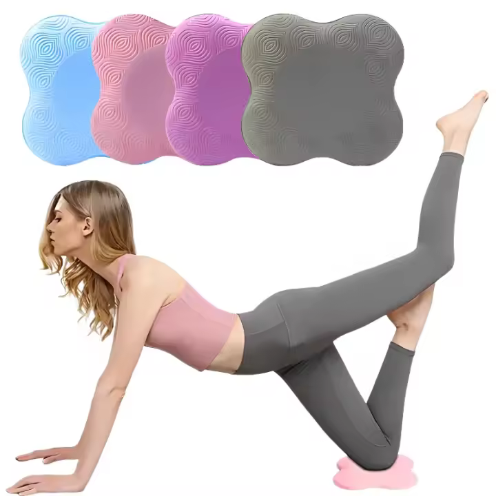 Almohadilla de Yoga Antideslizante Gruesa Protector de Rodillas Suave y Plana Absorción de Choques - 1