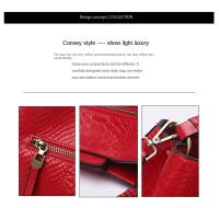 Bolso De Cuero Suave Y Genuino para Mujer, bolsa De Cuero con borde, diseñador, H - details 1