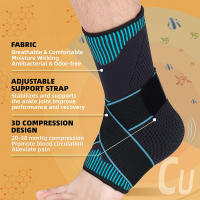 Tobillera deportiva para fascitis Plantar, Protector de tobillo para el dolor de talón, 1 par - details 1