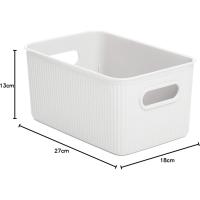 Caja Organizadora Rectangular Baobab de 27L 18W 13H Material de Polipropileno Libre de BPA - details 2