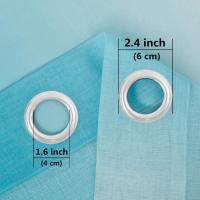 Cortinas De Ventana Gradiente Semi Transparentes Para Dormitorio Y Sala De Estar Bloqueo De Calor Sin Capa Doble Material Poliéster Modernas Con Borlas En Lado Instalación - details 25