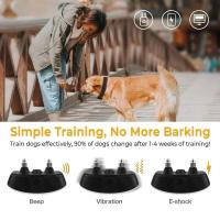 Perros de entrenamiento antiladridos IP67, pitido de vibración de descarga eléctrica, Collar automático antiladridos para perros, accesorios recargables para perros - details 7