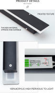 YNL Lámpara de Pared LED Moderna para Exteriores Impermeable IP67 Luz de Pared Larga de 110V 220V - details 8