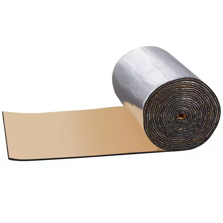 SucceBuy Alfombrilla amortiguadora de sonido para automóvil, aislamiento acústico de espuma de alta densidad, barrera de sonido impermeable de doble capa - 1