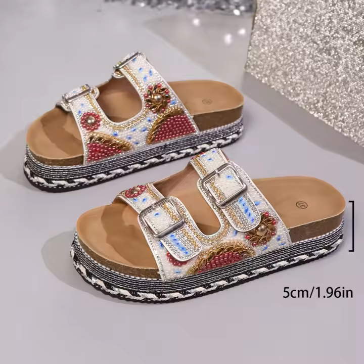2025 verano nuevo Zapatos de mujer de verano zapatillas de moda sandalias zapatos casuales de mujer. - 1