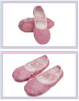 2024 Zapatos de ballet Zapatillas de baile de rendimiento de lona elástica Niñas / Adultos Suela dividida - details 1