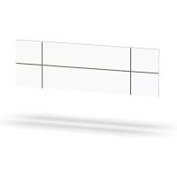 Taburete de Cama Doble Moderno Geométrico Blanco 50x160x3,2cm Para Dormitorio de Matrimonio - details 0