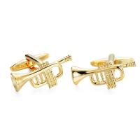 Gemelos de música punk de alta calidad para hombre, diseño de piano, batería, saxofón, guitarra, bocina, botón de puño con atmósfera de hip-hop - details 24